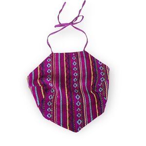 Urban Outfitters Staring at Stars Pink Boho Crop Top